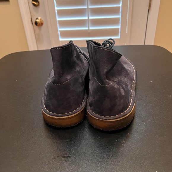 Clarks size 10 blue suede boots shoes main image 4